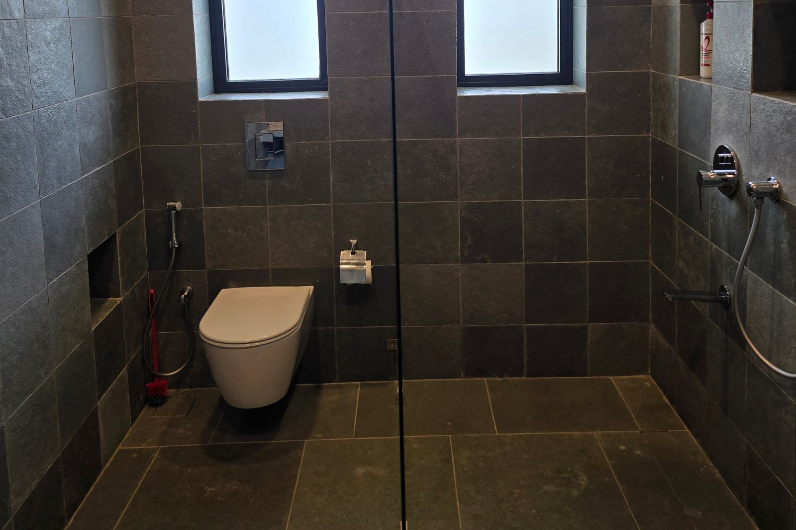 Modern vanity bathroom at The Nature